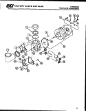 MOTOR PUMP PARTS Diagram and Parts List for DW-5500CDL2  Frigidaire Dishwasher