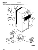 SYSTEM Diagram and Parts List for FRT21NRFW0  Frigidaire Refrigerator