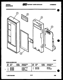 CONTROL PANEL Diagram and Parts List for 56-2068-10-01  Tappan Microwave