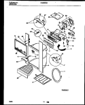 ICE DOOR, DISPENSER AND WATER TANKS Diagram and Parts List for FRS22WNAD1  Frigidaire Refrigerator