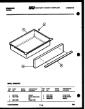 DRAWER PARTS Diagram and Parts List for RGS35CL2  Frigidaire Range