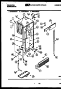 CABINET PARTS Diagram and Parts List for FMW240EN2W  Kelvinator Refrigerator