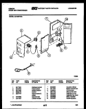 ELECTRICAL PARTS Diagram and Parts List for AK18E7RVA  Gibson Air Conditioner