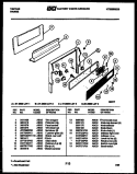 BACKGUARD Diagram and Parts List for 31-2528-23-03  Tappan Range