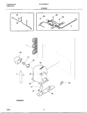 SYSTEM Diagram and Parts List for CFC09M4HW0  Uni Freezer
