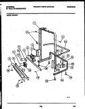 POWER DRY AND MOTOR PARTS Diagram and Parts List for DB700PW1  Frigidaire Dishwasher