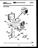 UNIT PARTS Diagram and Parts List for AW12NE5F1  Frigidaire Air Conditioner