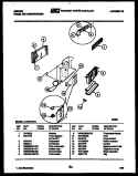 ELECTRICAL PARTS Diagram and Parts List for AL08C7EVA  Gibson Air Conditioner