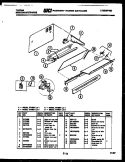 SPLASHER CONTROL Diagram and Parts List for 77-4957-66-01  Tappan Range