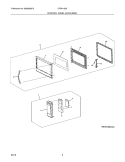 CONTROL PANEL,DOOR,MISCELLANEOUS Diagram and Parts List for CFMV152KWA  Frigidaire Microwave
