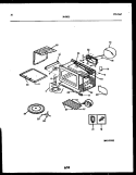 WRAPPER AND BODY PARTS Diagram and Parts List for 56-9832-10-01  Tappan Microwave