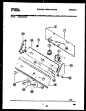 CONSOLE AND CONTROL PARTS Diagram and Parts List for MWX233MBWW0  Frigidaire Washer