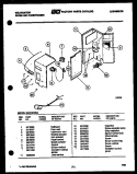 ELECTRICAL PARTS Diagram and Parts List for MH418F2SA  Kelvinator Air Conditioner