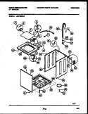 CABINET PARTS Diagram and Parts List for LA271MXW4  Frigidaire Washer
