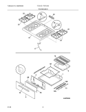 TOP / DRAWER Diagram and Parts List for FLF316DSD  Frigidaire Range