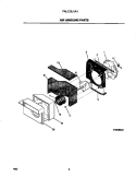 AIR HANDLING PARTS Diagram and Parts List for FAL123J1A1  Frigidaire Air Conditioner