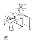 CONTROL PARTS Diagram and Parts List for WAC063T7A5  Frigidaire Air Conditioner