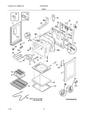 BODY Diagram and Parts List for CRE3870LBA  Crosley Range