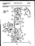 TUB DETAIL Diagram and Parts List for LA450AXD1  Frigidaire Washer