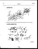 ICE MAKER AND INSTALLATION PARTS Diagram and Parts List for GTN217BH5  Frigidaire Refrigerator