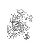 BODY, SIDE PANELS Diagram and Parts List for KS860GDD5  Frigidaire Range