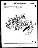 BACKGUARD Diagram and Parts List for 30-3987-23-06  Tappan Range