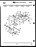 BURNER, MANIFOLD AND GAS CONTROL Diagram and Parts List for 32-1012-45-10  Tappan Range
