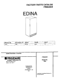 COVER Diagram and Parts List for FMR5  Electrolux Freezer