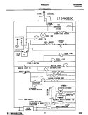WIRING DIAGRAM Diagram and Parts List for FRS22ZGHD5  Frigidaire Refrigerator