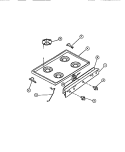 COOKTOP Diagram and Parts List for CGC2M5DXC  Gibson Range