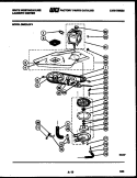 WASHER DRIVE SYSTEM AND PUMP Diagram and Parts List for SM230JXW4  Frigidaire Washer