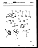 ICE MAKER AND INSTALLATION PARTS Diagram and Parts List for FPCE21TIFL4  Frigidaire Refrigerator