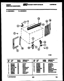 CABINET AND INSTALLATION PARTS Diagram and Parts List for AM10C6EYB  Gibson Air Conditioner
