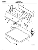 Part Location Diagram of 131827700 Frigidaire BEZEL-W/WEST-WHT/BL