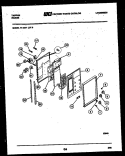 CONTROL PANEL Diagram and Parts List for 77-4957-32-09  Tappan Range