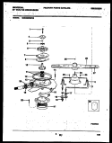 MOTOR PUMP PARTS Diagram and Parts List for MDB202RBD0  Kelvinator Dishwasher
