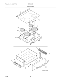 Part Location Diagram of 318044827 Frigidaire Burner Indicator Light