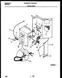 CONTROL PARTS Diagram and Parts List for WAS256W2A1  Frigidaire Air Conditioner