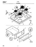 Part Location Diagram of 316020908 Frigidaire MAIN TOP,ALMOND