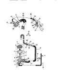 PUMP, HOSES Diagram and Parts List for AW501A0W  Kelvinator Washer