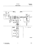 WIRING DIAGRAM Diagram and Parts List for FRT18HS6AWA  Frigidaire Refrigerator