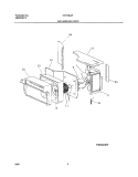 AIR HANDLING PARTS Diagram and Parts List for FAH106J2T2  Frigidaire Air Conditioner