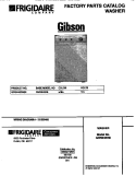 COVER Diagram and Parts List for GWS645RBS2  Gibson Washer