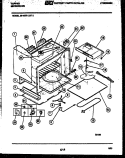 BODY PARTS Diagram and Parts List for 56-4878-10-02  Tappan Microwave