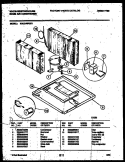 SYSTEM PARTS Diagram and Parts List for WAS249P2K1  Frigidaire Air Conditioner