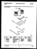 BROILER PARTS Diagram and Parts List for KF440GDD6  Frigidaire Range