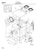 CABINET DOOR AND TOP Diagram and Parts List for FWTR549GGS0  Frigidaire Washer