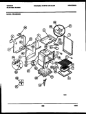 BODY PARTS Diagram and Parts List for CEC4S6WXD  Gibson Range