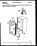 CABINET PARTS Diagram and Parts List for KFU09M2AW1  Kelvinator Freezer