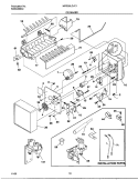 ICE MAKER Diagram and Parts List for MRS26LGJC1  Uni Refrigerator
